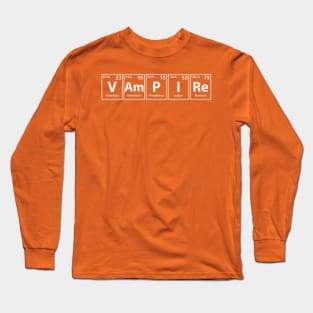 Vampire (V-Am-P-I-Re) Periodic Elements Spelling Long Sleeve T-Shirt